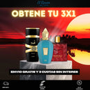 ¡3x1! ASAD LATTAFA + ERBA PURA+ VERSACE EROS FLAME